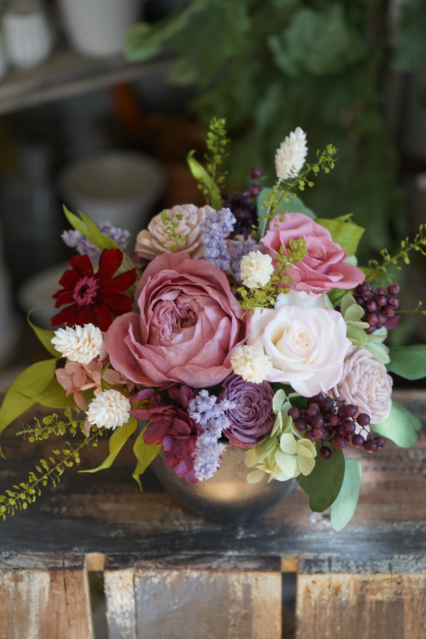 プリザーブドフラワーギフト atelier MOMO アレンジメントギフト通販